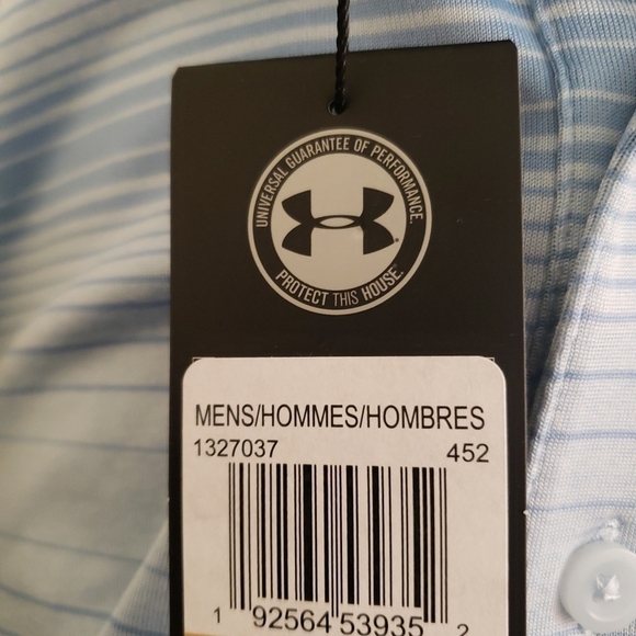 Under Armour Men's Playoff Golf Polo 2.0, Code Blu - Picture 6 of 6